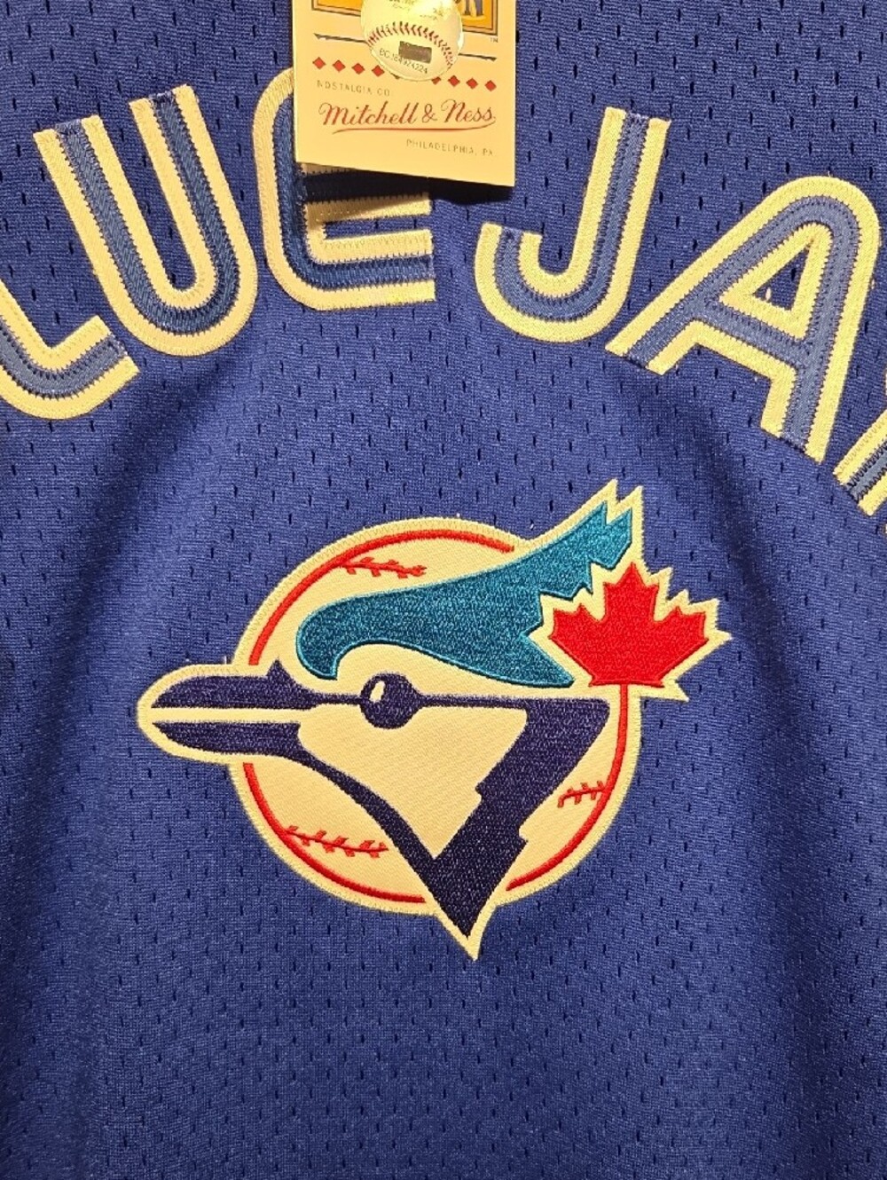 Toronto Blue Jays 90s Pullover Jersey | Mitchell & Ness Cooperstown Collection - Picture 3 of 6